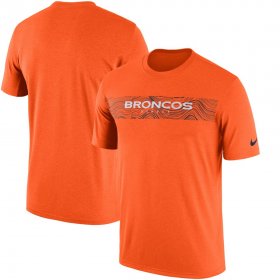 Wholesale Cheap Denver Broncos Nike Sideline Seismic Legend Performance T-Shirt Orange