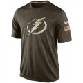 Wholesale Cheap Men's Tampa Bay Lightning Salute To Service Nike Dri-FIT T-Shirt