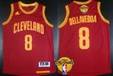 Wholesale Cheap Men's Cleveland Cavaliers #8 Matthew Dellavedova 2015 The Finals New Red Jersey