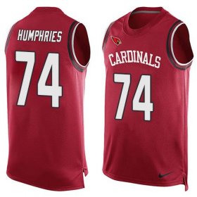 Wholesale Cheap Nike Cardinals #74 D.J. Humphries Red Team Color Men\'s Stitched NFL Limited Tank Top Jersey