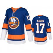 Wholesale Cheap Men's New York Islanders #17 Matt Martin Royal Stitched Jersey