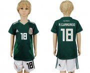 Wholesale Cheap Mexico #18 A.Guardado Home Kid Soccer Country Jersey