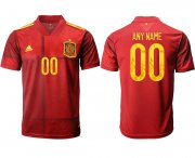 Wholesale Cheap Men 2021 Europe Spain home AAA version Custom soccer jerseys