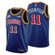 Wholesale Cheap Men's Golden State Warriors #11 Klay Thompson Blue 75th Anniversary Stitched Basketball Jersey