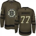 Wholesale Cheap Adidas Bruins #77 Ray Bourque Green Salute to Service Stitched NHL Jersey