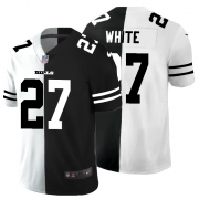 Cheap Buffalo Bills #27 Tre'Davious White Men's Black V White Peace Split Nike Vapor Untouchable Limited NFL Jersey
