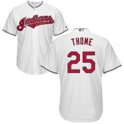 Wholesale Cheap Indians #25 Jim Thome White New Cool Base Stitched MLB Jersey
