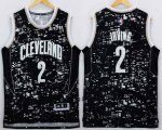 Wholesale Cheap Men's Cleveland Cavaliers #2 Kyrie Irving Adidas 2015 Urban Luminous Swingman Jersey
