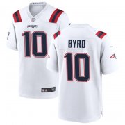 Wholesale Cheap Men's New England Patriots #10 Damiere Byrd White 2020 NEW Vapor Untouchable Stitched NFL Nike Limited Jersey