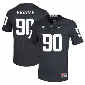 Wholesale Cheap Washington State Cougars 90 Daniel Ekuale Black College Football Jersey