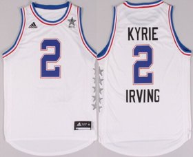 Wholesale Cheap 2015 NBA Eastern All-Stars #2 Kyrie Irving Revolution 30 Swingman White Jersey