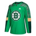 Wholesale Cheap Adidas Bruins Blank adidas Green St. Patrick's Day Authentic Practice Stitched NHL Jersey