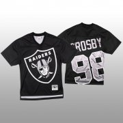 Wholesale Cheap NFL Las Vegas Raiders #98 Maxx Crosby Black Men's Mitchell & Nell Big Face Fashion Limited NFL Jersey