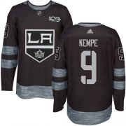 Wholesale Cheap Adidas Kings #9 Adrian Kempe Black 1917-2017 100th Anniversary Stitched NHL Jersey
