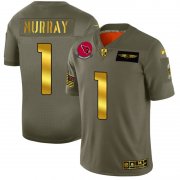 Wholesale Cheap Arizona Cardinals #1 Kyler Murray NFL Men's Nike Olive Gold 2019 Salute to Service Limited Jersey