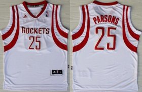 Wholesale Cheap Houston Rockets #25 Chandler Parsons Revolution 30 Swingman White Jersey