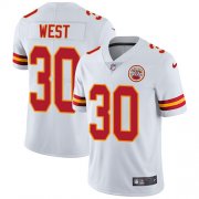 Wholesale Cheap Nike Chiefs #30 Charcandrick West White Men's Stitched NFL Vapor Untouchable Limited Jersey