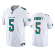 Wholesale Cheap Men's Miami Dolphins #5 Jalen Ramsey White 2023 F.U.S.E Vapor Limited Stitched Football Jersey