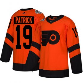 Wholesale Cheap Adidas Flyers #19 Nolan Patrick Orange Authentic 2019 Stadium Series Women\'s Stitched NHL Jersey