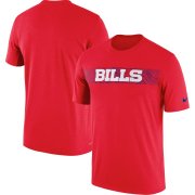 Wholesale Cheap Buffalo Bills Nike Sideline Seismic Legend Performance T-Shirt Red
