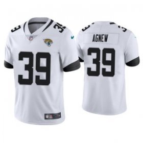 Wholesale Cheap Men\'s White Jacksonville Jaguars #39 Jamal Agnew 2021 Vapor Untouchable Limited Stitched Jersey