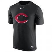 Wholesale Cheap Cincinnati Reds Nike Authentic Collection Legend Logo 1.5 Performance T-Shirt Black