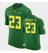 Wholesale Cheap Men Oregon Ducks Verone Mckinley Iii Replica Green Game Football Jersey