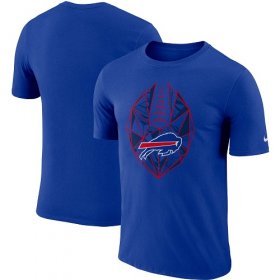 Wholesale Cheap Men\'s Buffalo Bills Nike Royal Fan Gear Icon Performance T-Shirt