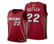 Wholesale Cheap Men's Miami Heat #22 Jimmy Butler Red 2020 Finals Bound Association Edition Stitched NBA Jersey