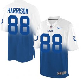 Wholesale Cheap Nike Colts #88 Marvin Harrison Royal Blue/White Men\'s Stitched NFL Elite Fadeaway Fashion Jersey