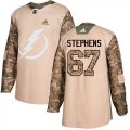Cheap Adidas Lightning #67 Mitchell Stephens Camo Authentic 2017 Veterans Day Stitched NHL Jersey