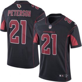Wholesale Cheap Nike Cardinals #21 Patrick Peterson Black Men\'s Stitched NFL Limited Rush Jersey