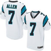Wholesale Cheap Nike Panthers #7 Kyle Allen White Men's Stitched NFL Elite Jersey