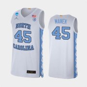 Wholesale Cheap Men's North Carolina Tar Heels #45 Brady Manek White Basketball Jersey