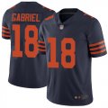 Wholesale Cheap Nike Bears #18 Taylor Gabriel Navy Blue Alternate Men's Stitched NFL Vapor Untouchable Limited Jersey