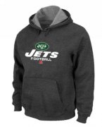 Wholesale Cheap New York Jets Critical Victory Pullover Hoodie Dark Grey