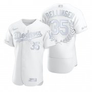 Wholesale Cheap Los Angeles Dodgers #35 Cody Bellinger Men's Nike Platinum MLB MVP Limited Player Edition Jersey