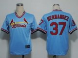 Wholesale Cheap Cardinals #37 Keith Hernandez Blue Cooperstown Throwback Stitched MLB Jersey