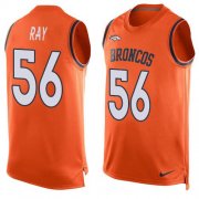Wholesale Cheap Nike Broncos #56 Shane Ray Orange Team Color Men's Stitched NFL Limited Tank Top Jersey