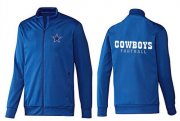 Wholesale Cheap NFL Dallas Cowboys Authentic Jacket Blue