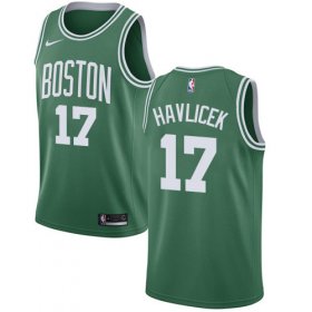Wholesale Cheap Nike Boston Celtics #17 John Havlicek Green NBA Swingman Icon Edition Jersey