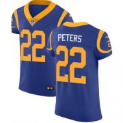 Wholesale Cheap Nike Rams #22 Marcus Peters Royal Blue Alternate Men's Stitched NFL Vapor Untouchable Elite Jersey