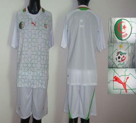 Wholesale Cheap Algeria Blank White Home 2012/2013 Soccer Country Jersey