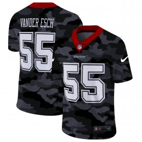 Cheap Dallas Cowboys #55 Leighton Vander Esch Men\'s Nike 2020 Black CAMO Vapor Untouchable Limited Stitched NFL Jersey