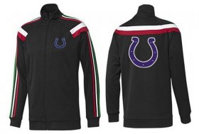 Wholesale Cheap NFL Indianapolis Colts Team Logo Jacket Black
