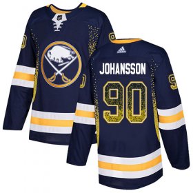 Wholesale Cheap Adidas Sabres #90 Marcus Johansson Navy Blue Home Authentic Drift Fashion Stitched NHL Jersey