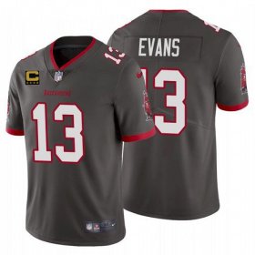 Wholesale Cheap Men\'s Tampa Bay Buccaneers 2022 #13 Mike Evans Black With 4-star C Patch Vapor Untouchable Limited Stitched NFL Jersey