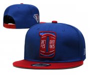 Wholesale Cheap Detroit Pistons Stitched Snapback Hats 003
