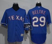 Wholesale Cheap Rangers #29 Adrian Beltre Blue Flexbase Authentic Collection Stitched MLB Jersey