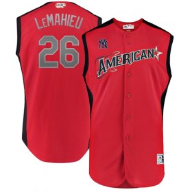 Wholesale Cheap Yankees #26 DJ LeMahieu Red 2019 All-Star American League Stitched MLB Jersey